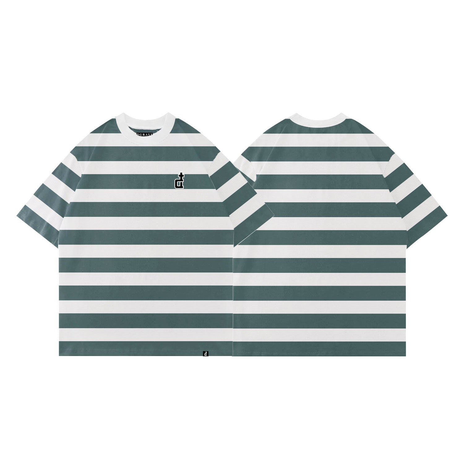 OG LOGO MOSS GREEN STRIPES 37