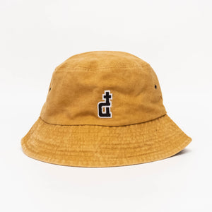 OG LOGO YELLOW ACID WASHED BUCKET HAT