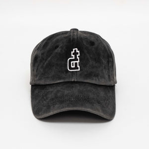 OG LOGO ACID WASHED DAD CAP BLACK