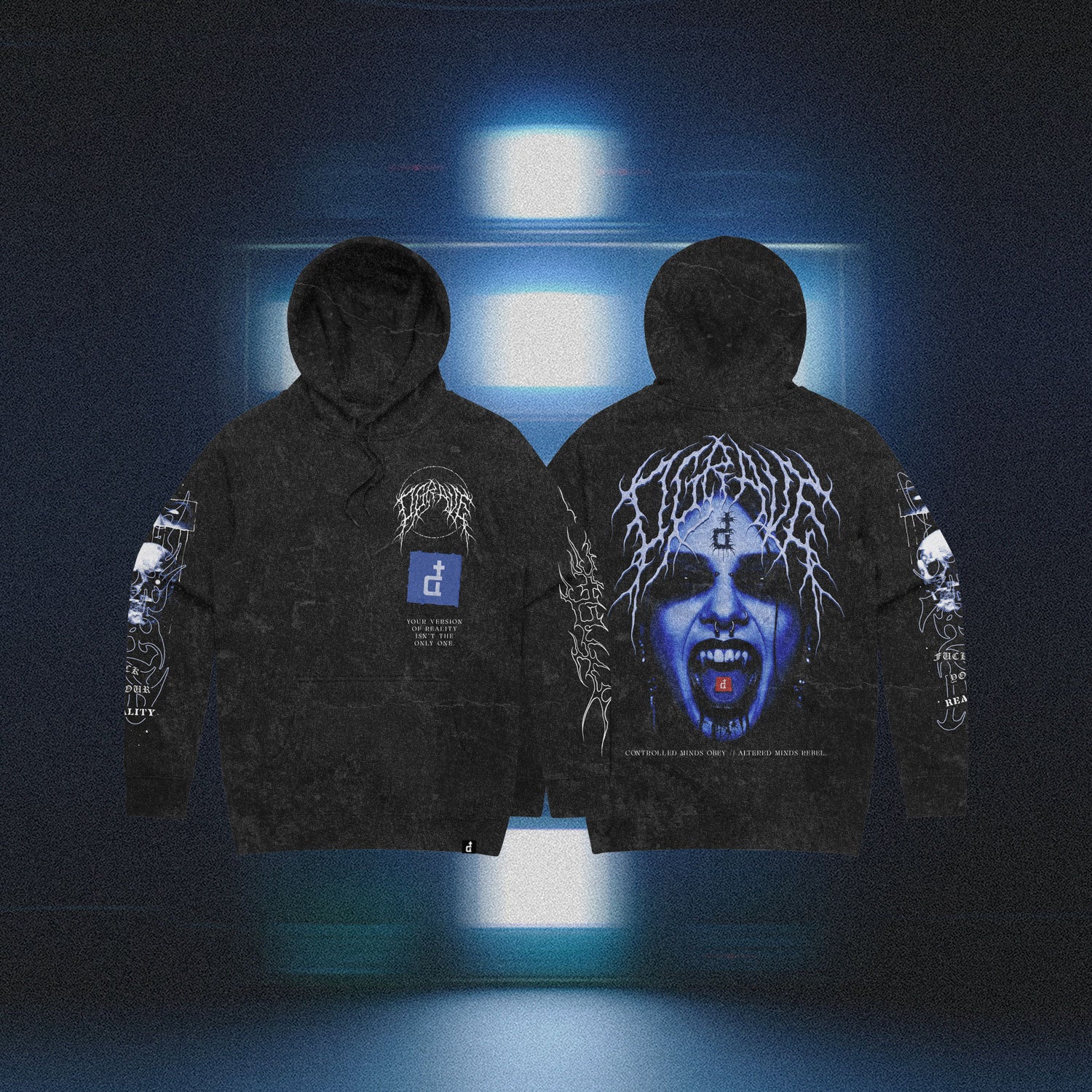 ALTERED BLACK HOODIE