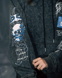 ALTERED BLACK HOODIE