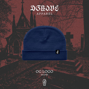 OG LOGO BEANIE NAVY BLUE
