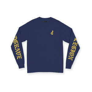OG LOGO BLACKLETTER SPACE BLUE LONGSLEEVES