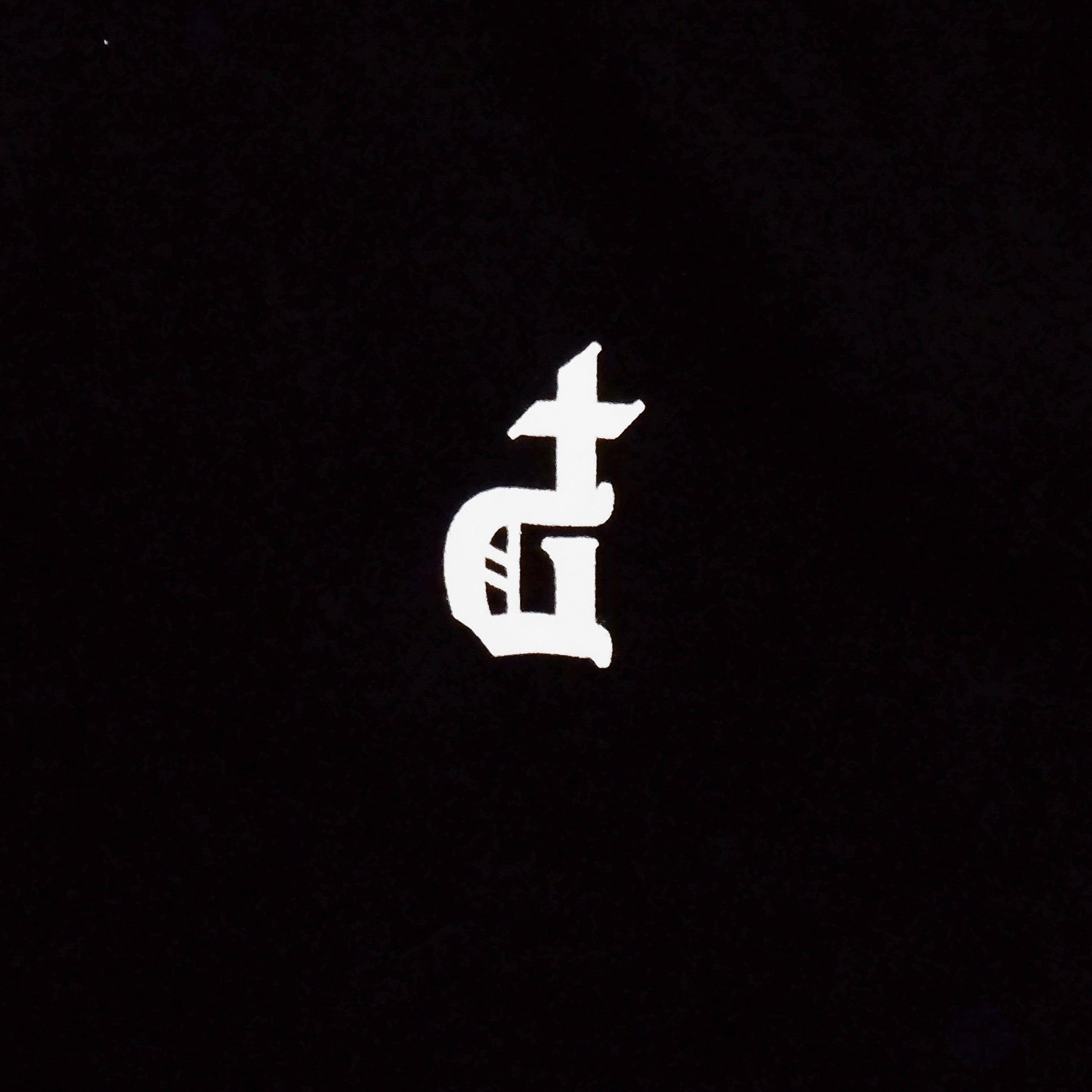 OG LOGO BLACKLETTER BLACK LONGSLEEVES