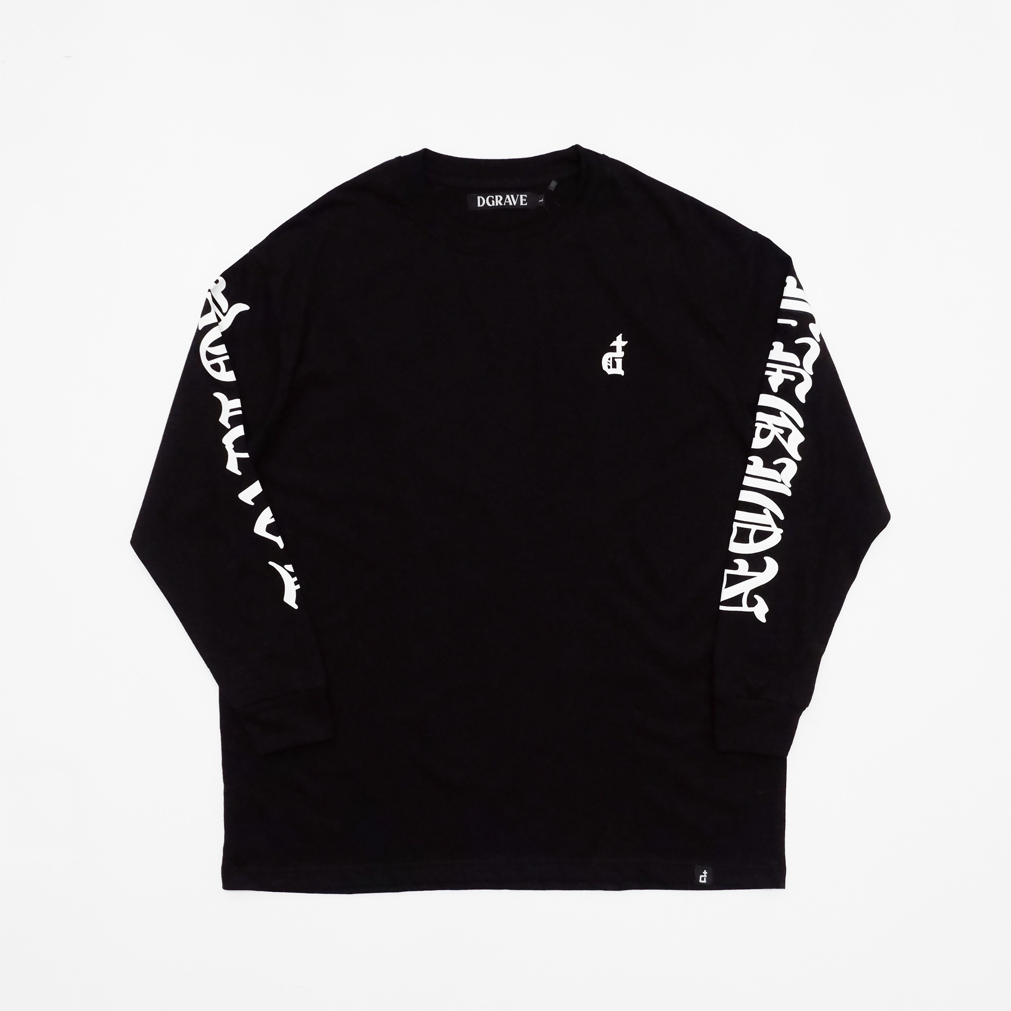 OG LOGO BLACKLETTER BLACK LONGSLEEVES