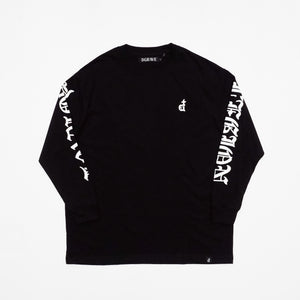 OG LOGO BLACKLETTER BLACK LONGSLEEVES