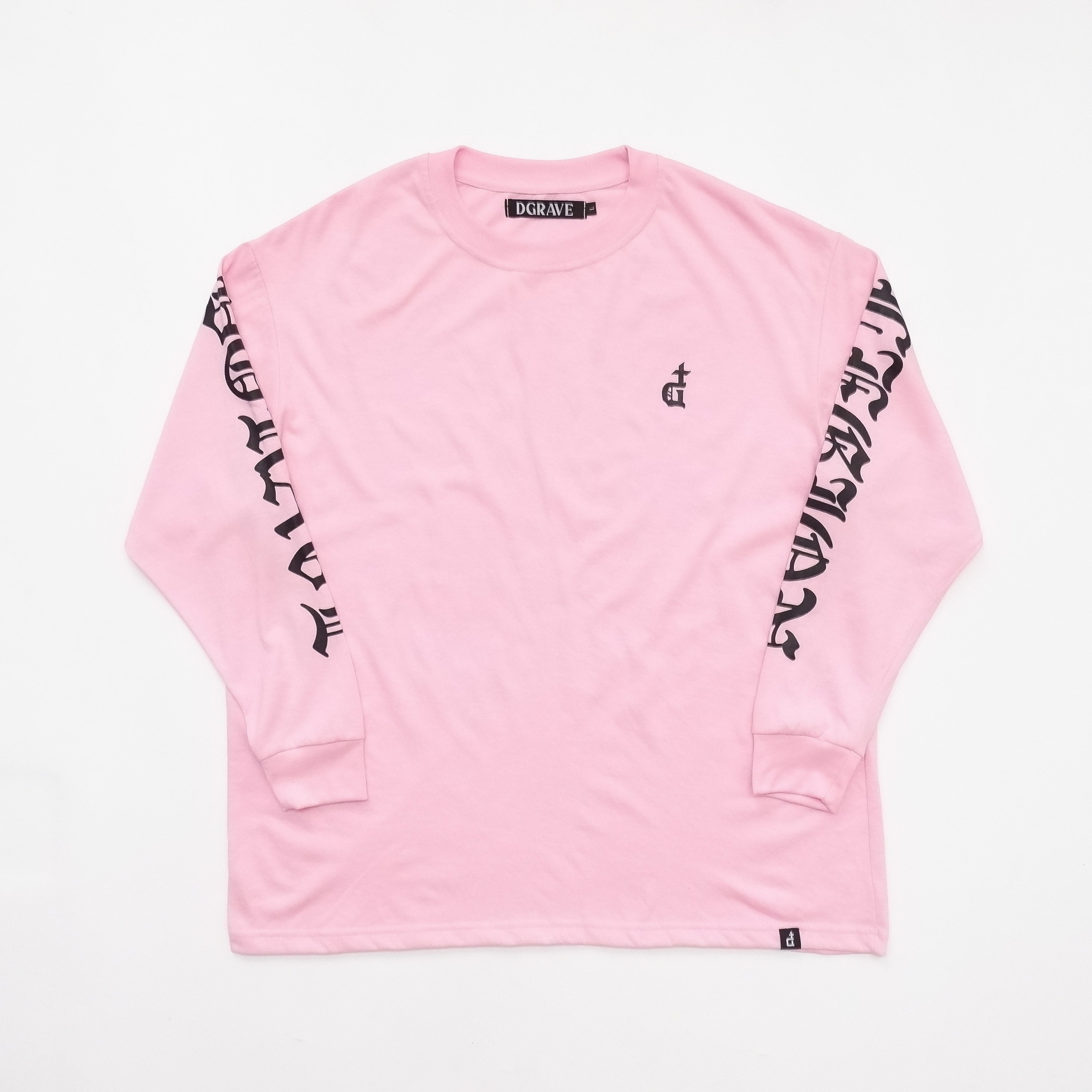 OG LOGO BLACKLETTER SKY PINK LONGSLEEVES