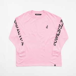 OG LOGO BLACKLETTER SKY PINK LONGSLEEVES