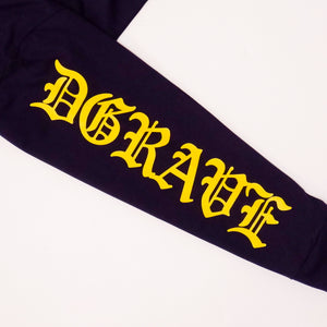 OG LOGO BLACKLETTER SPACE BLUE LONGSLEEVES