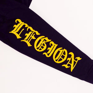 OG LOGO BLACKLETTER SPACE BLUE LONGSLEEVES