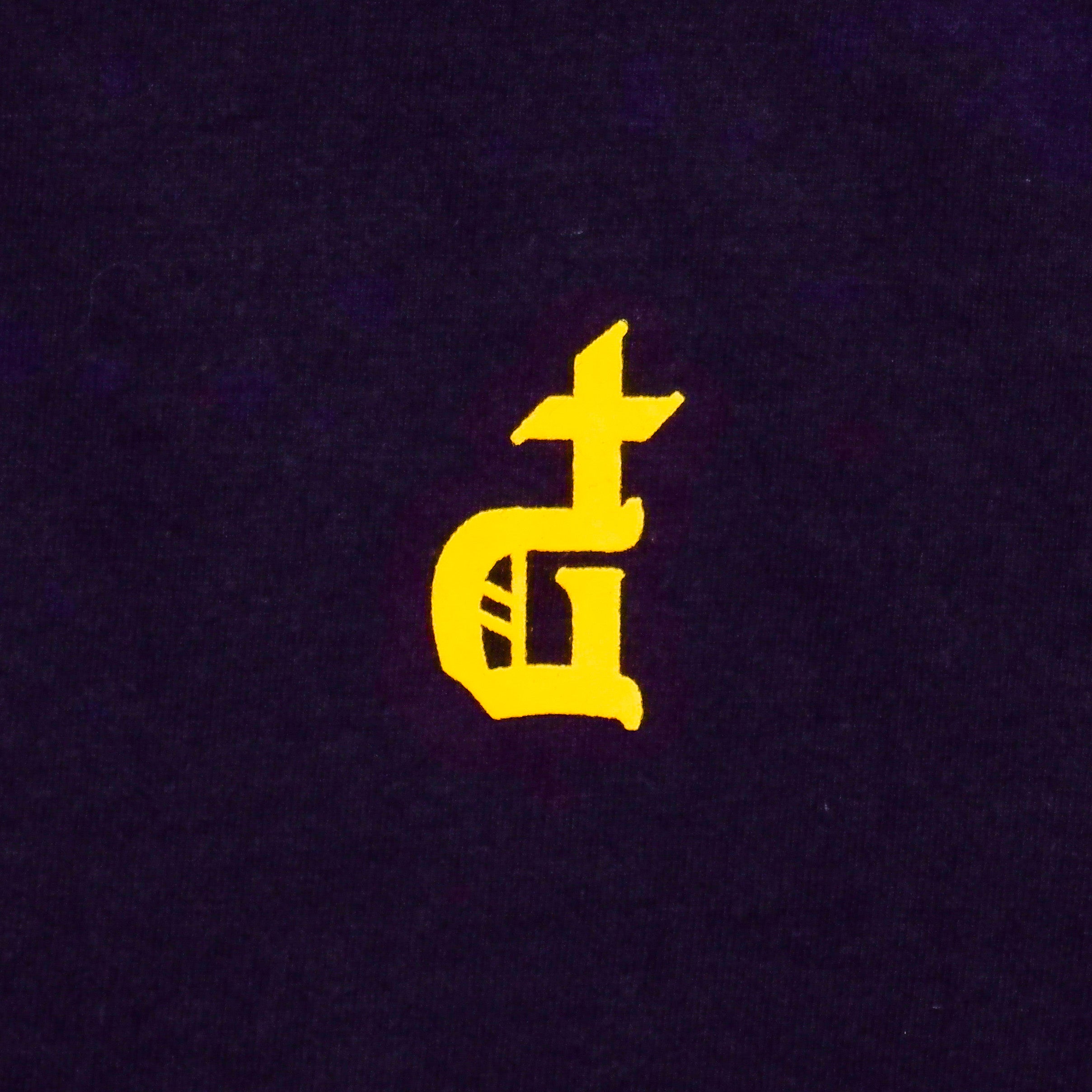 OG LOGO BLACKLETTER SPACE BLUE LONGSLEEVES