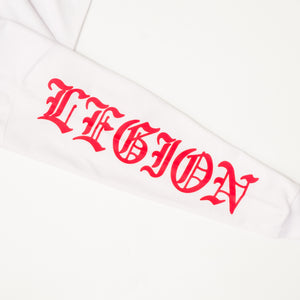 OG LOGO BLACKLETTER WHITE LONGSLEEVES