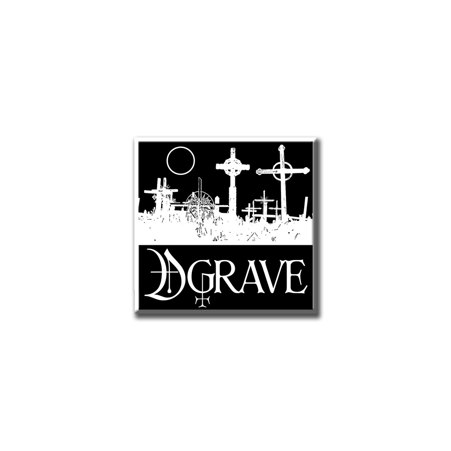 CASKET GARDEN MAGNET