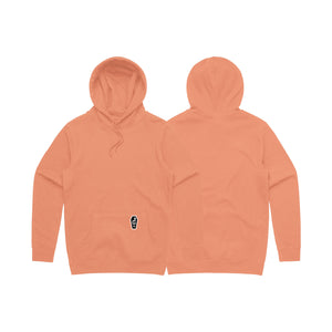 CASKET LABEL POCKET SERIES APRICOT HOODIE