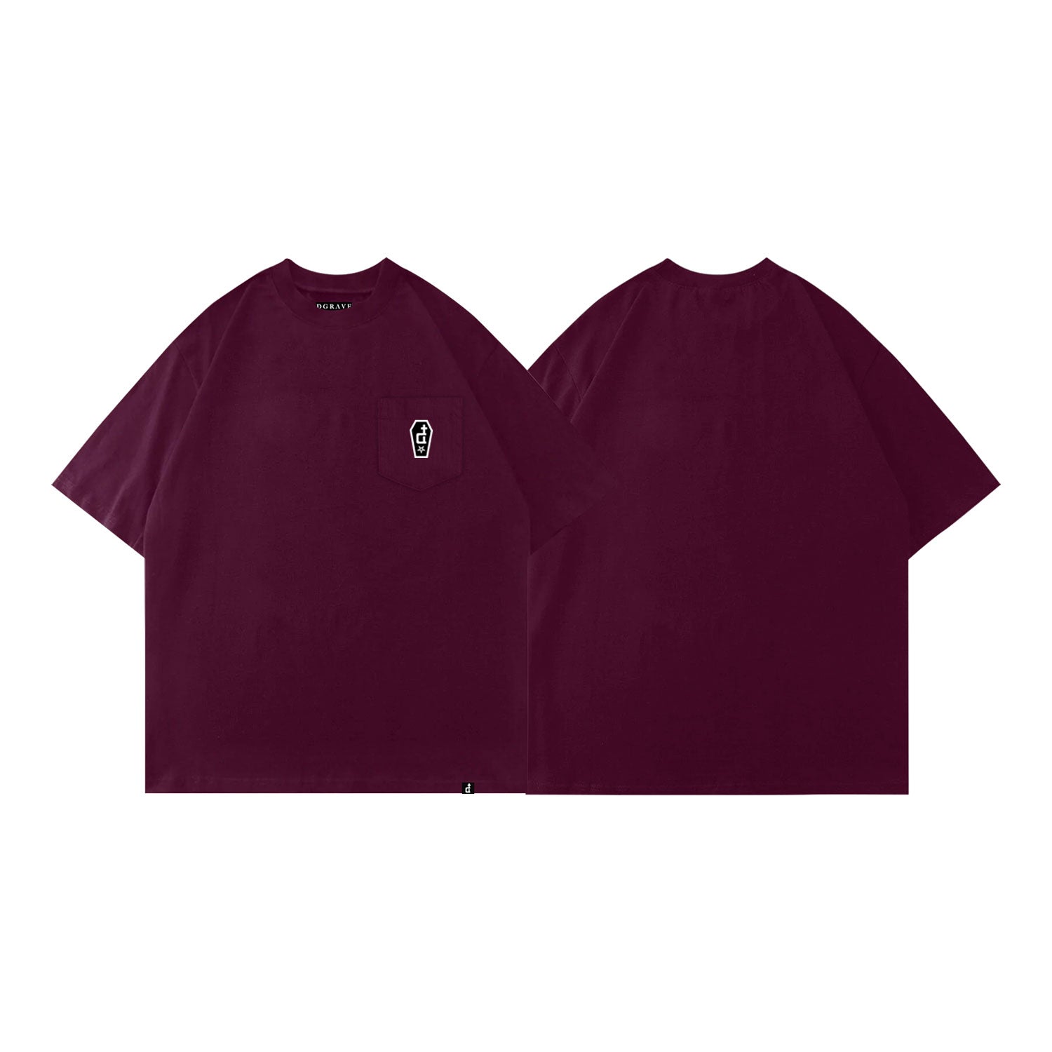CASKET LABEL POCKET SERIES MAHOGANY