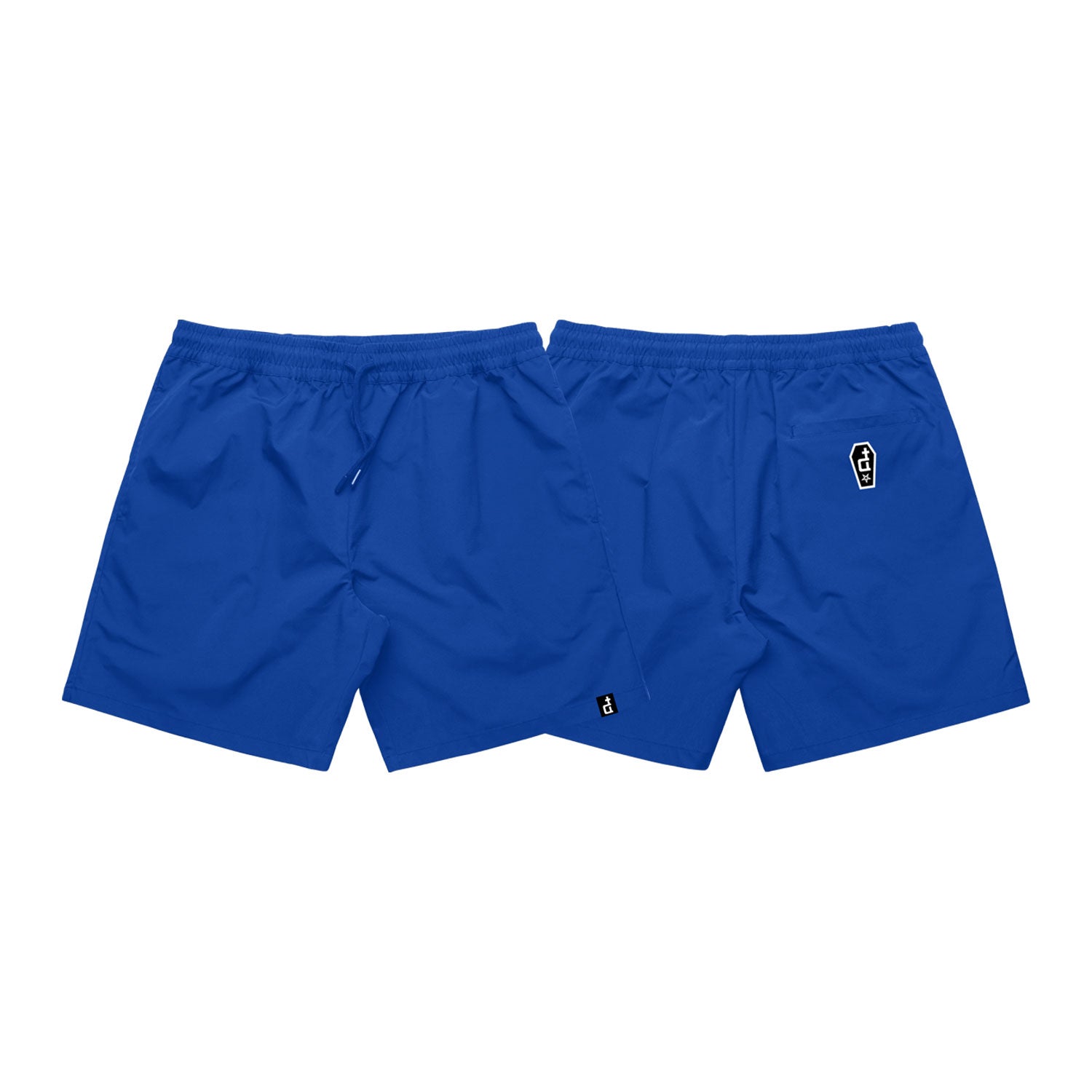 CASKET LABEL QUICK DRY OUTDOOR TRAINING SHORTS ROYAL BLUE