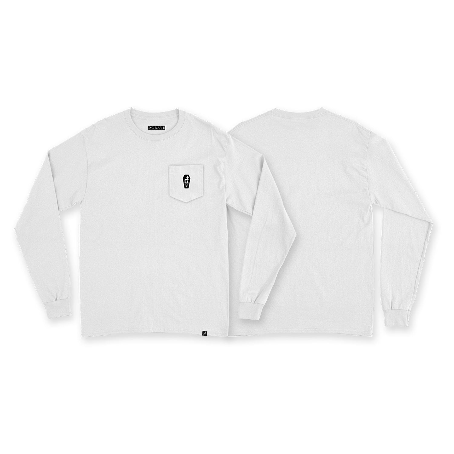 CASKET LABEL POCKET SERIES WHITE