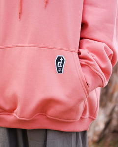 CASKET LABEL POCKET SERIES APRICOT HOODIE