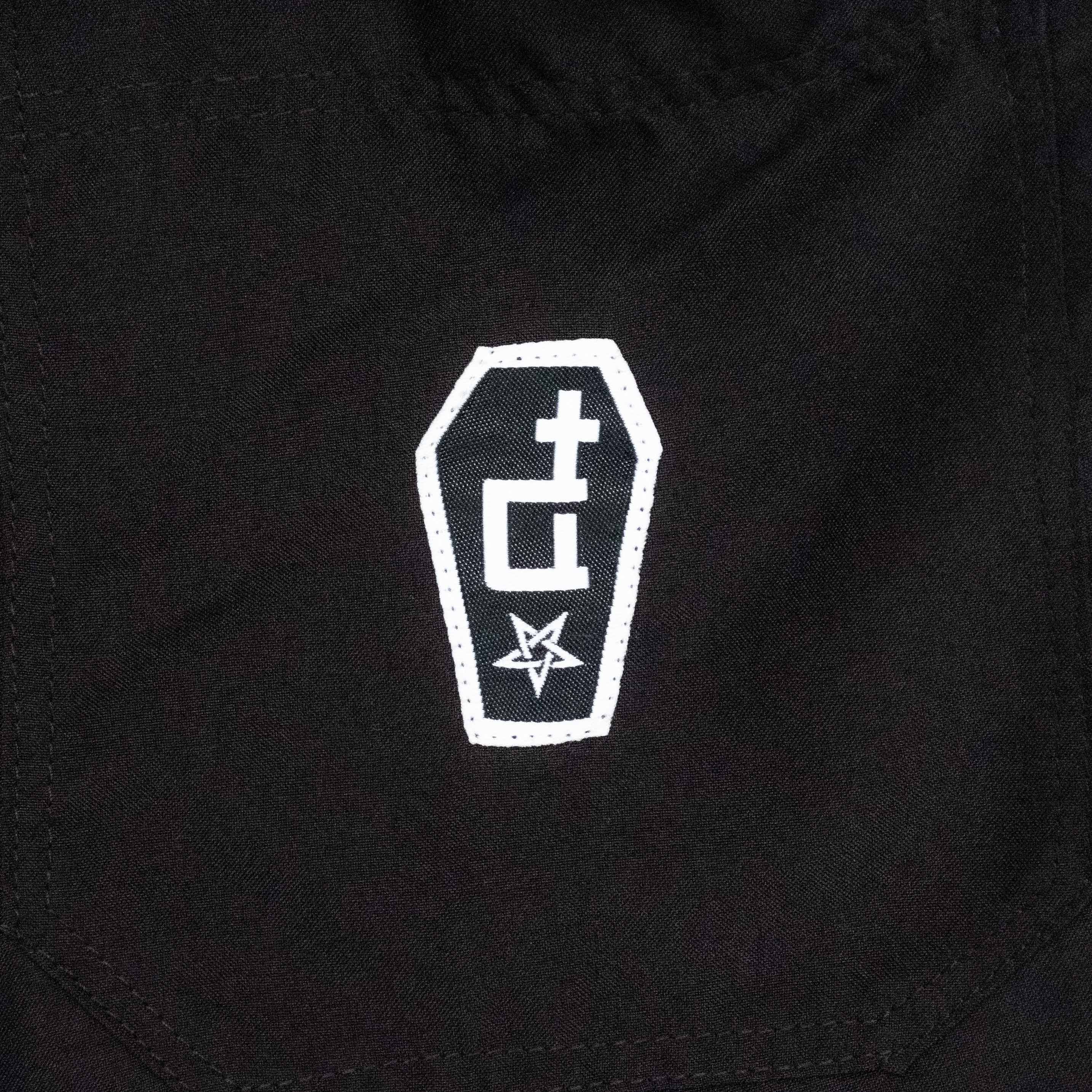OG LOGO SWEATSHORTS CASKET LABEL