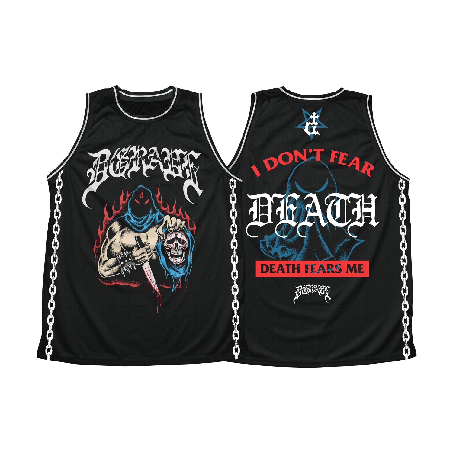 DEATH FEARS ME TANK JERSEY