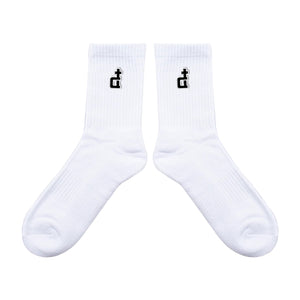 OG LOGO WHITE SOCKS