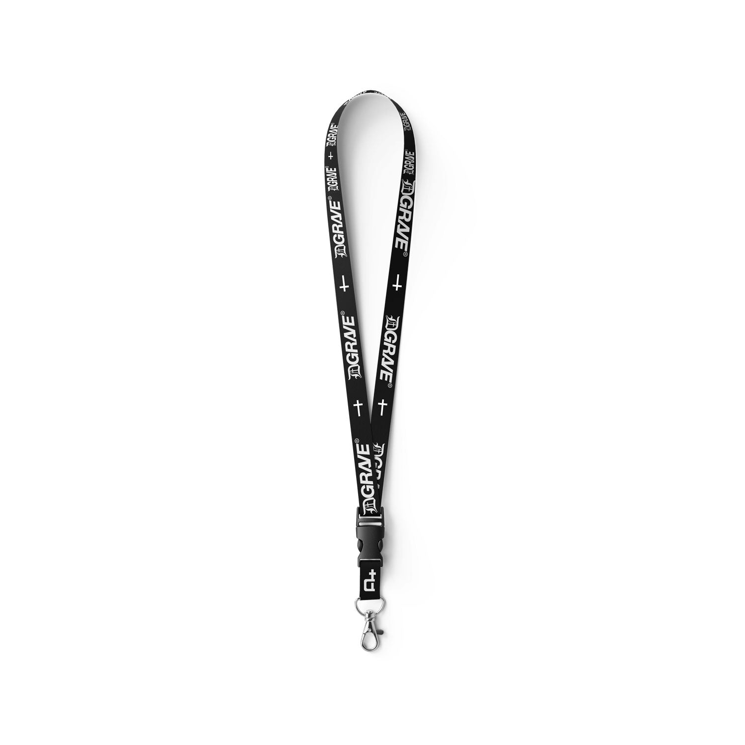 FALLEN GRACE BLACK LANYARD