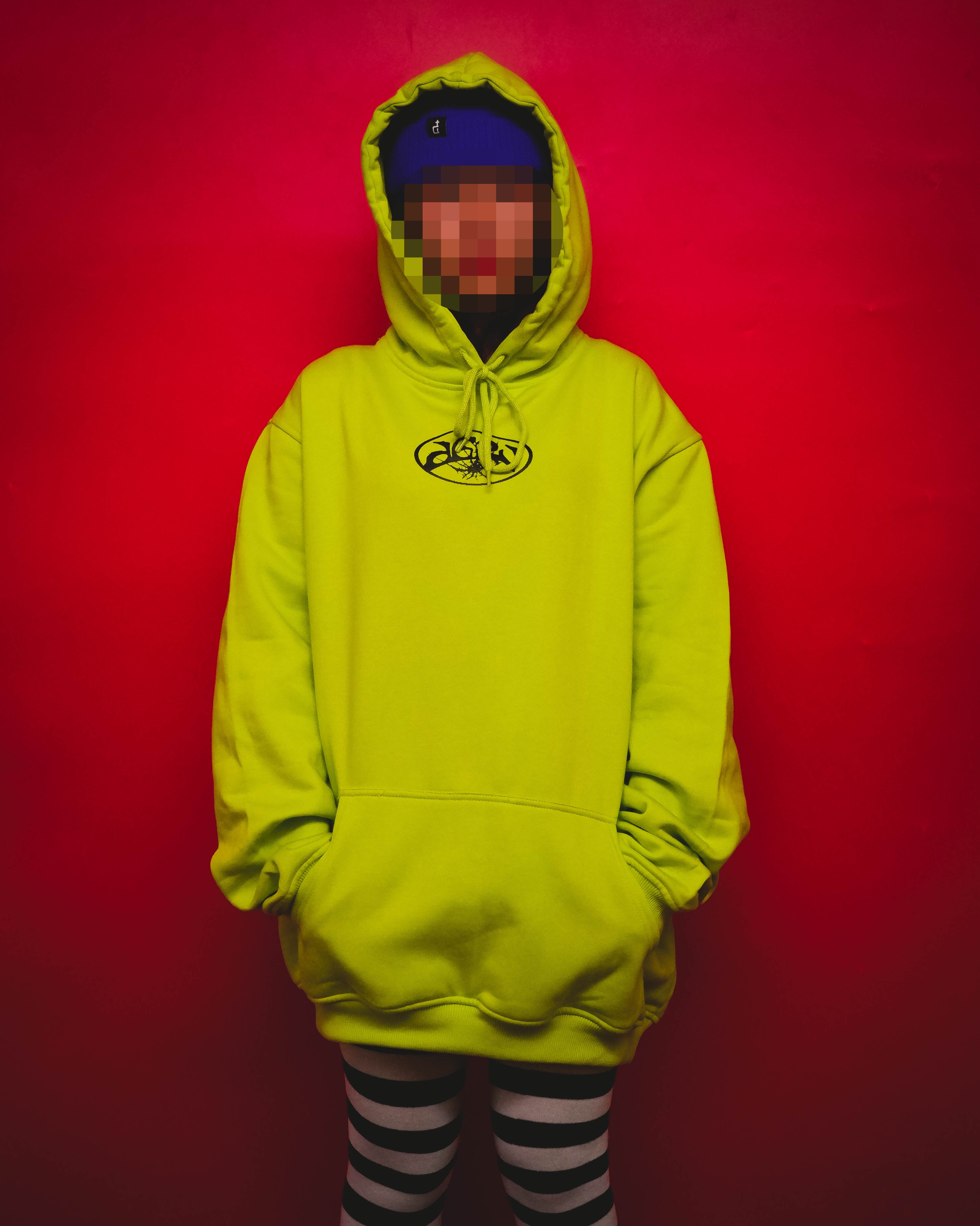 GHOSTLACE NEON HOODIE
