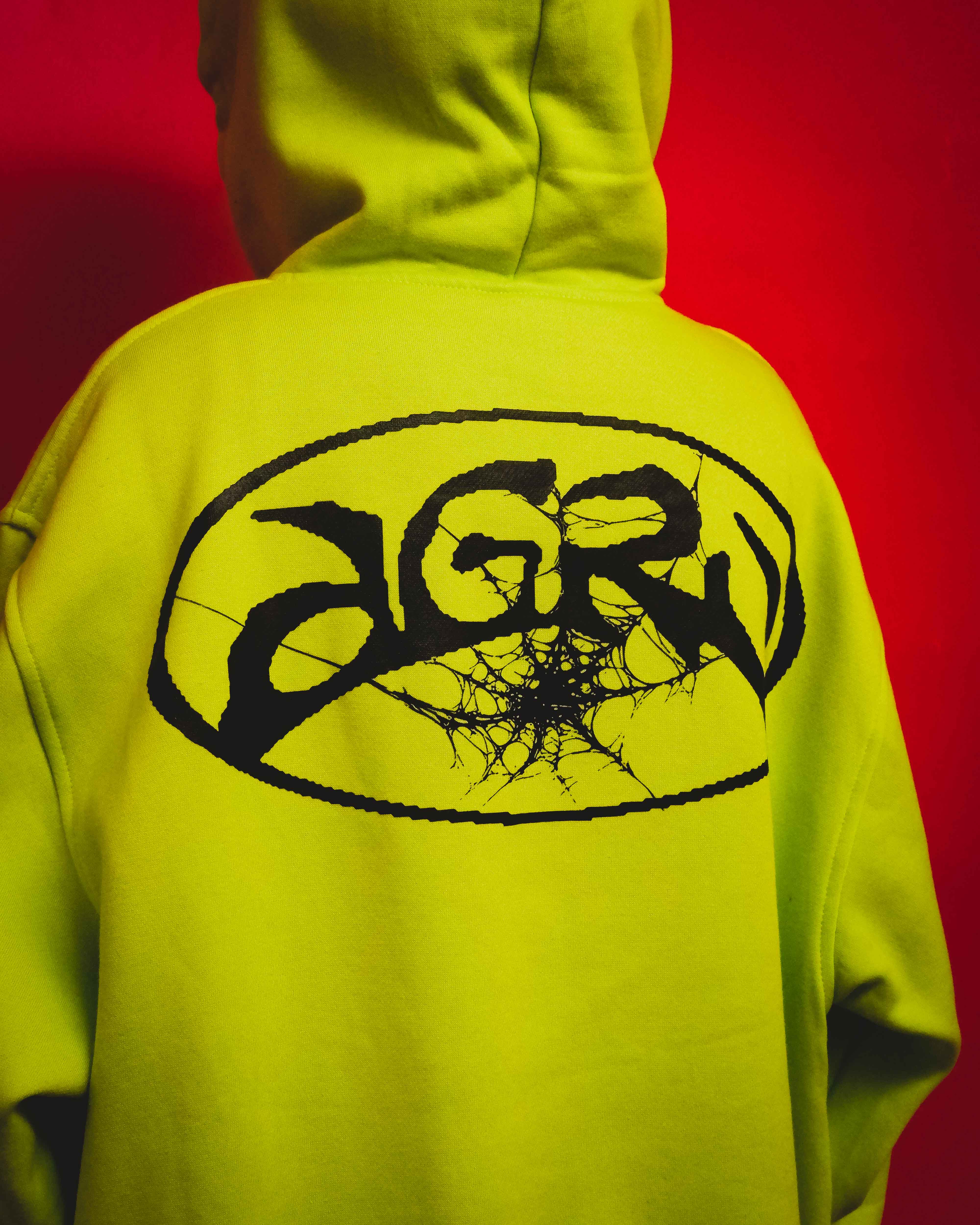 GHOSTLACE NEON HOODIE