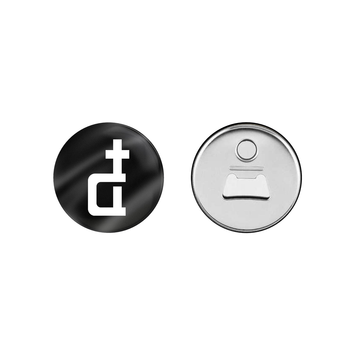 GRAVEN BLACK MAGNETIC PIN BOTTLE OPENER