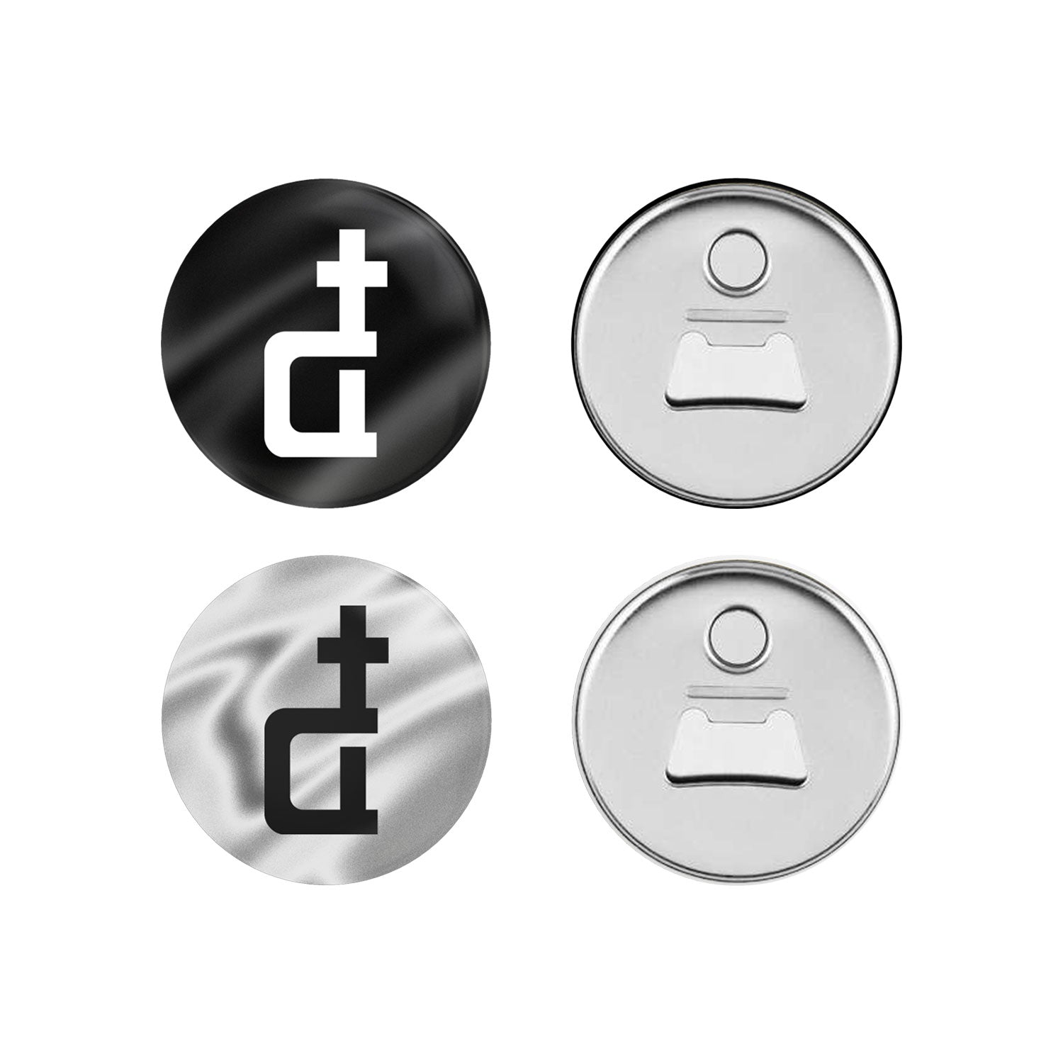GRAVEN BLACK MAGNETIC PIN BOTTLE OPENER