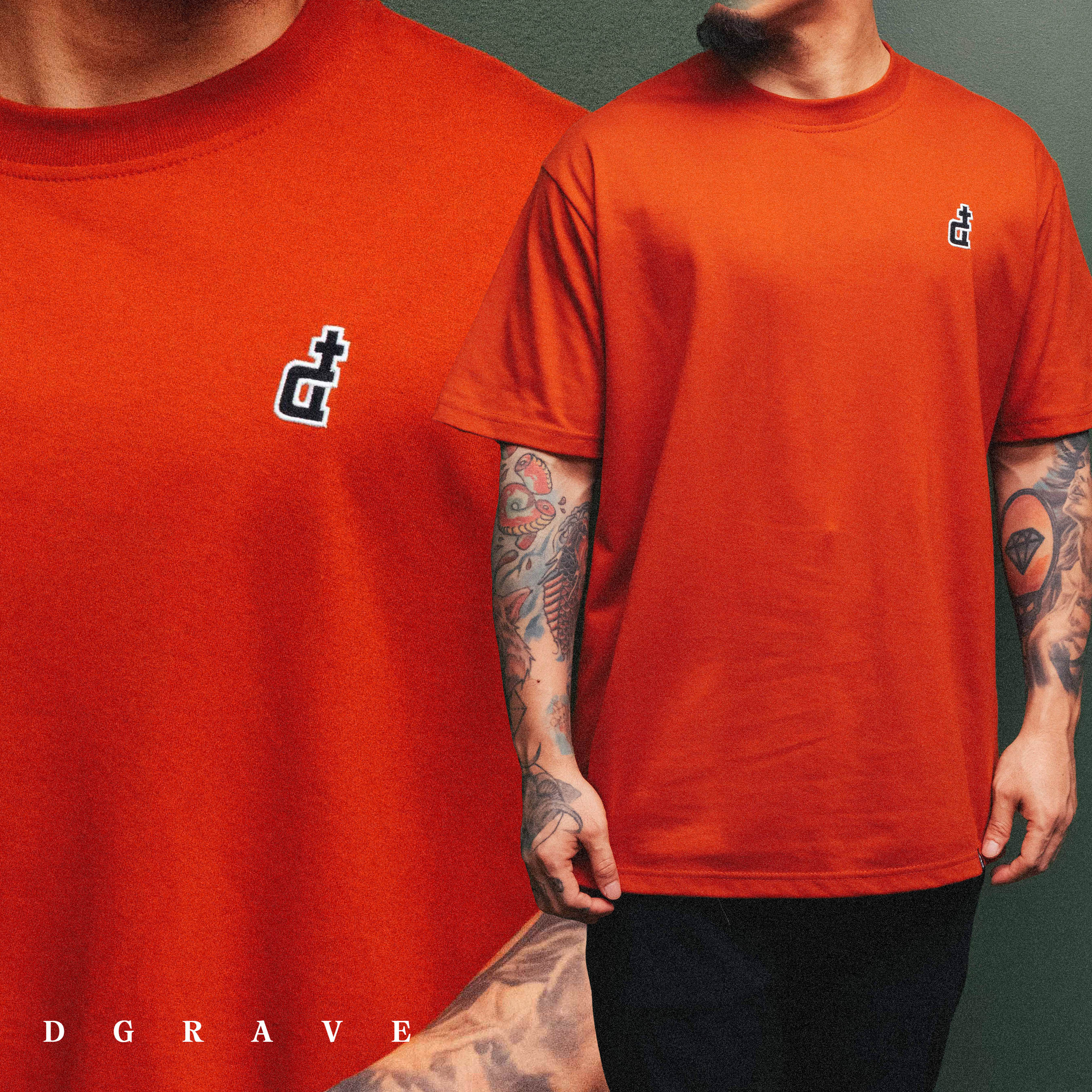 OG LOGO TEE RUST