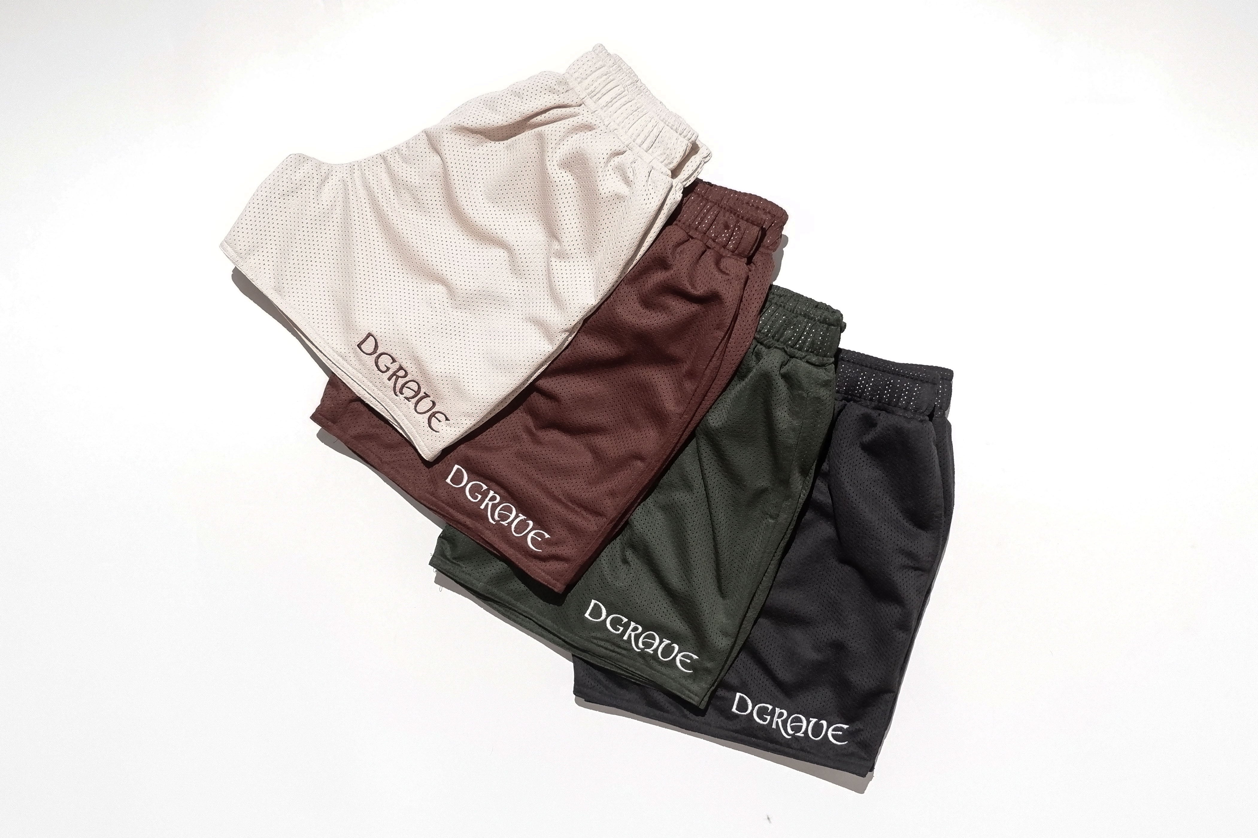 MESSER MESH SHORTS DARK OAK
