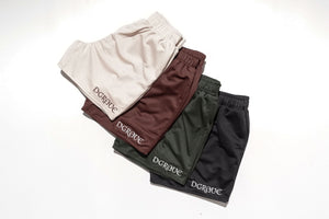 MESSER MESH SHORTS DARK OAK