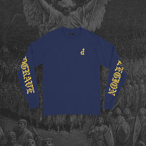 OG LOGO BLACKLETTER SPACE BLUE LONGSLEEVES