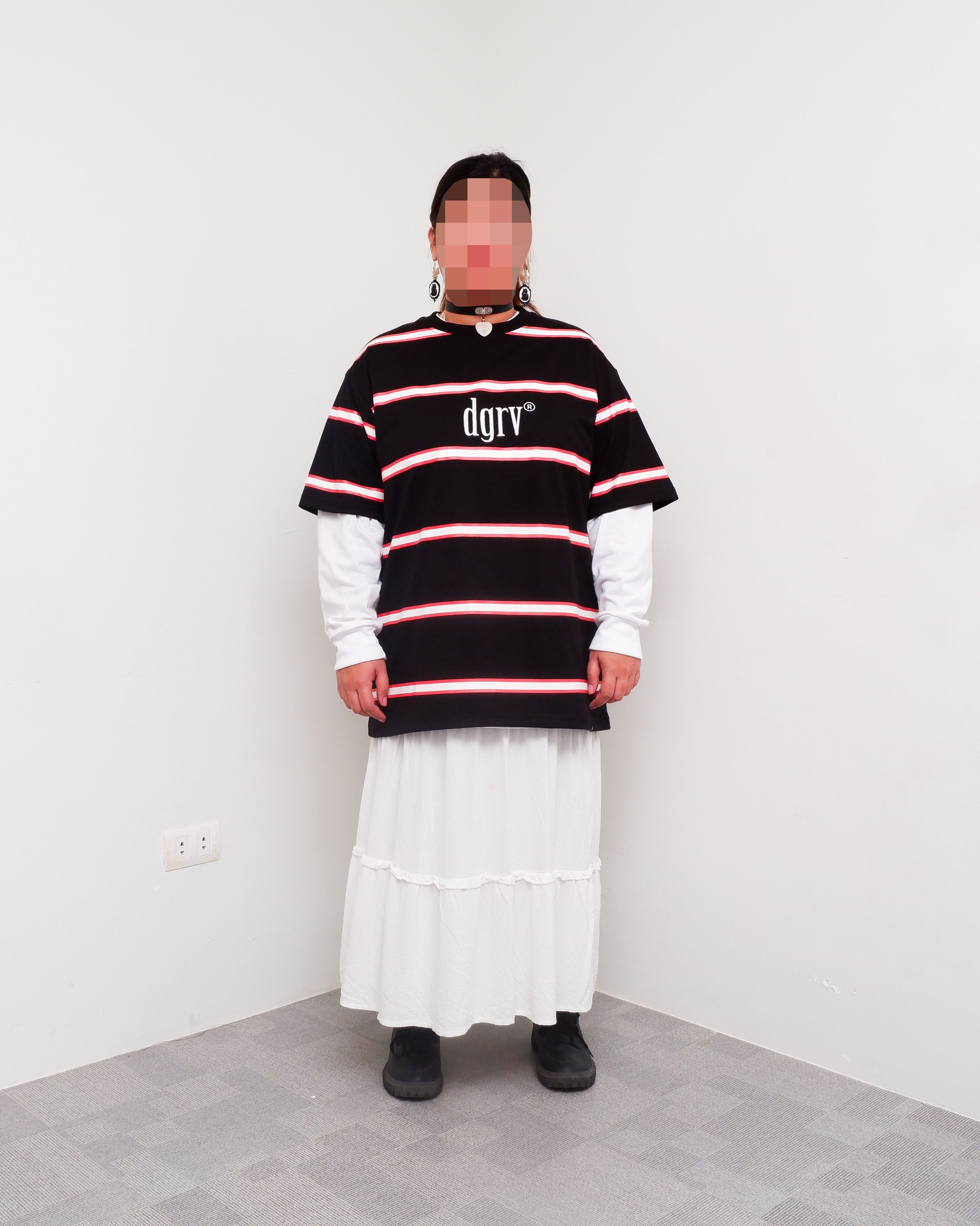 NULLSTRIPE BLACK HEAVYWEIGHT T-SHIRT