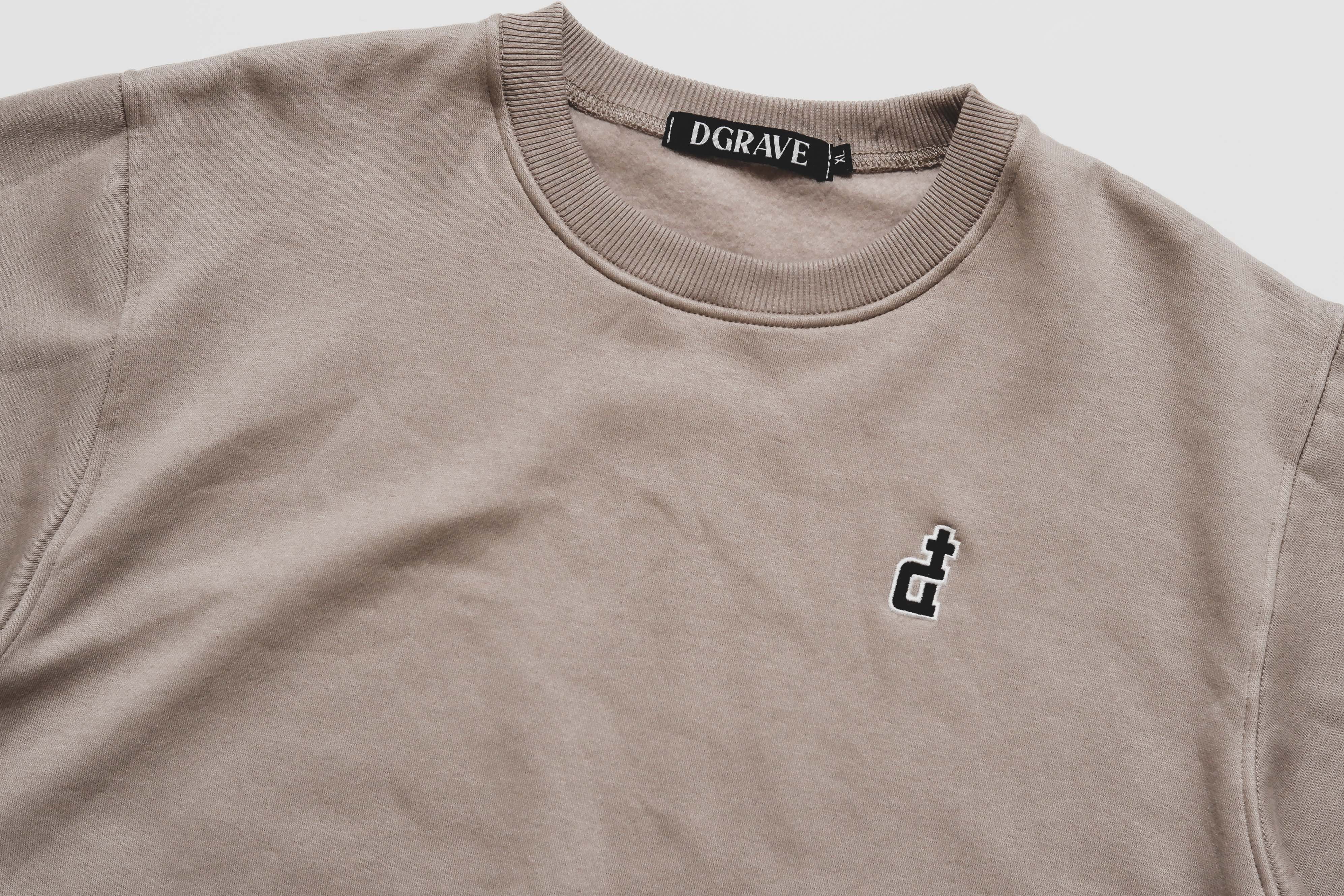 OG LOGO OATMEAL CREWNECK
