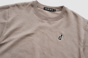 OG LOGO OATMEAL CREWNECK