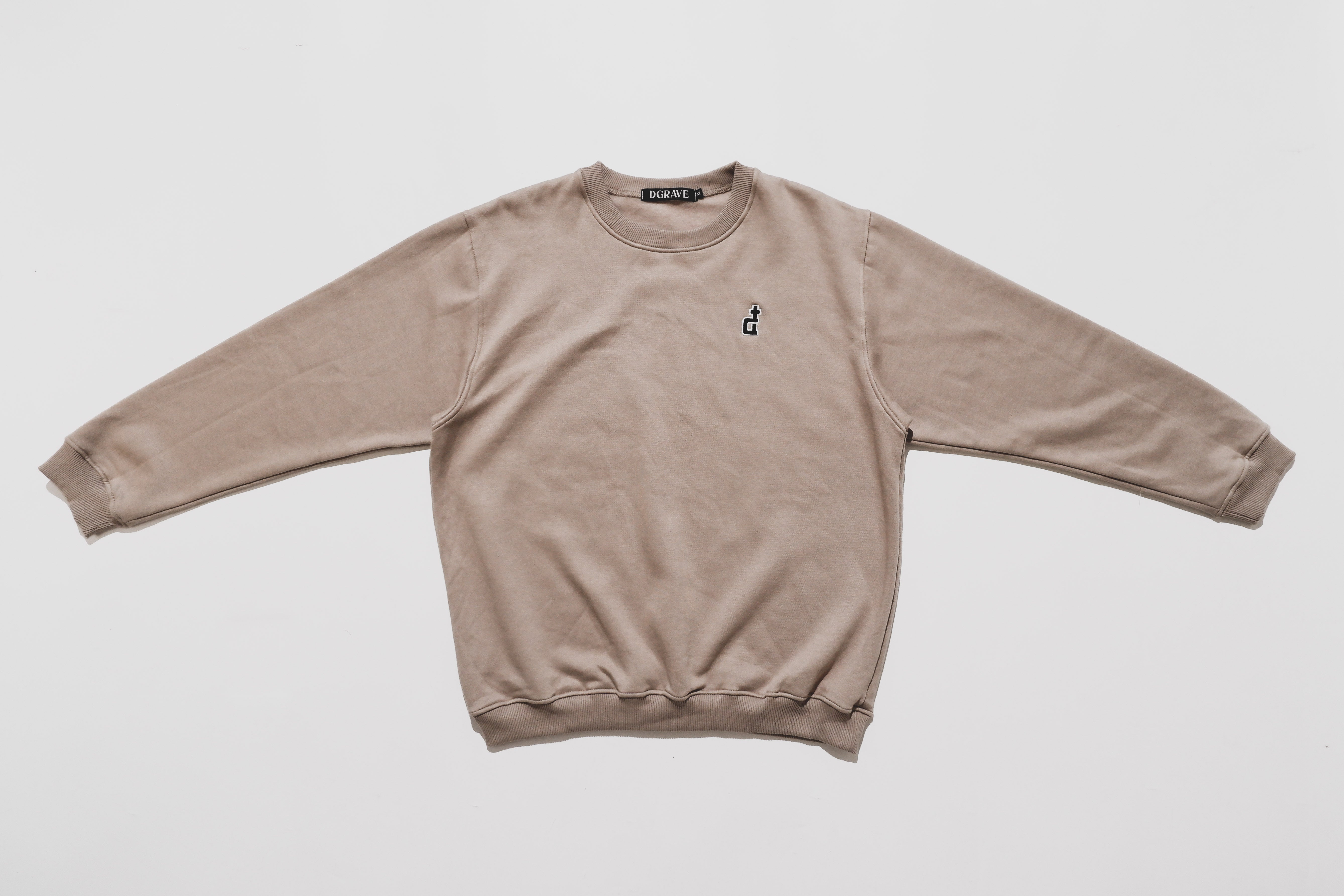 OG LOGO OATMEAL CREWNECK