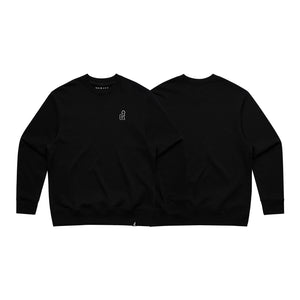 OG LOGO BLACK CREWNECK