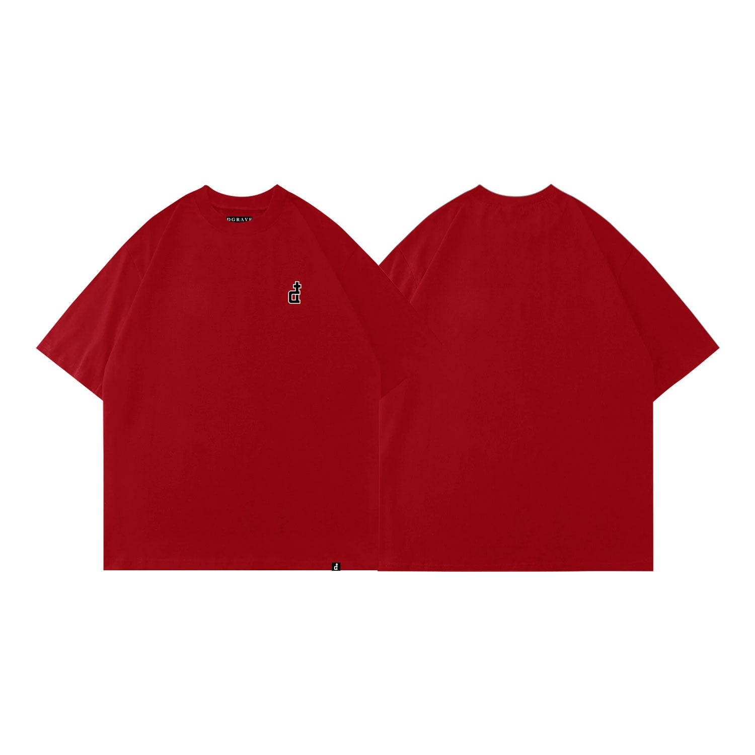 OG LOGO TEE CURRANT RED