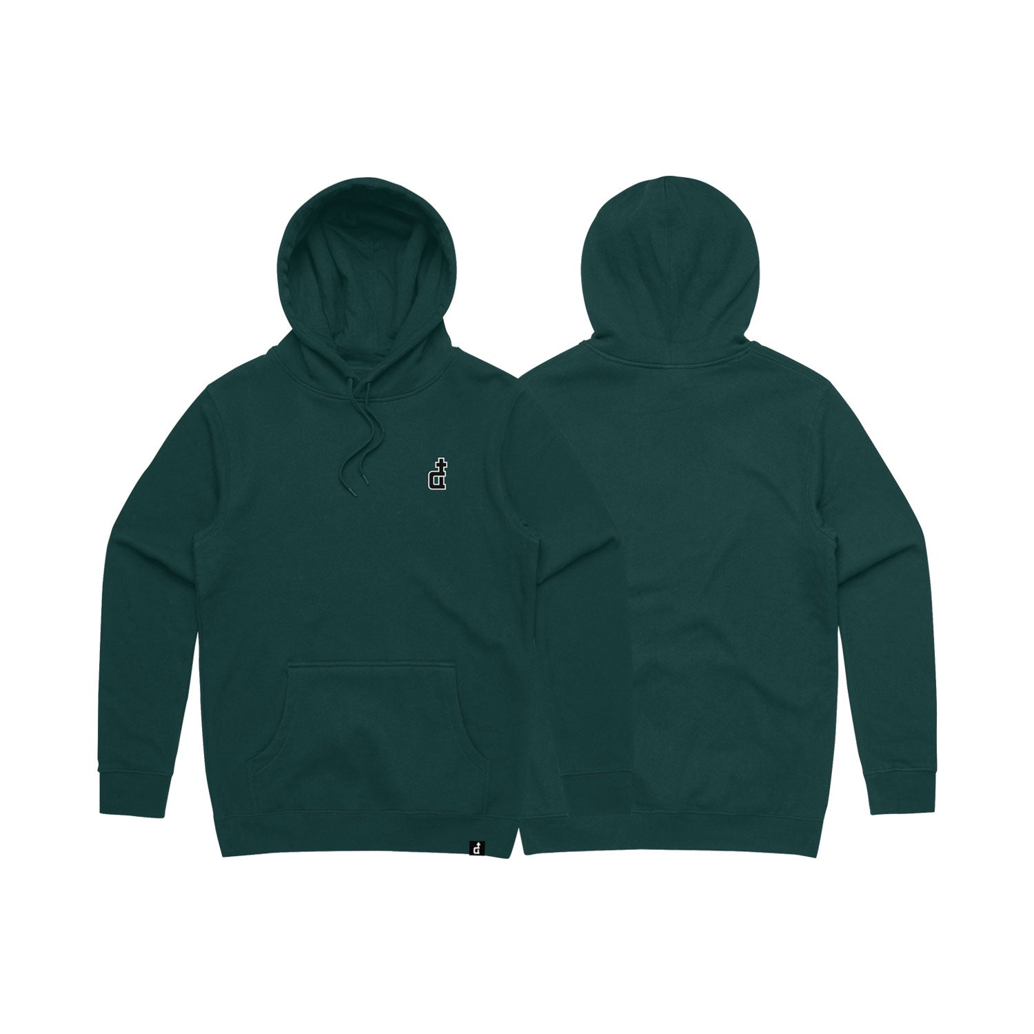 OG LOGO HOODIE DARK GREEN