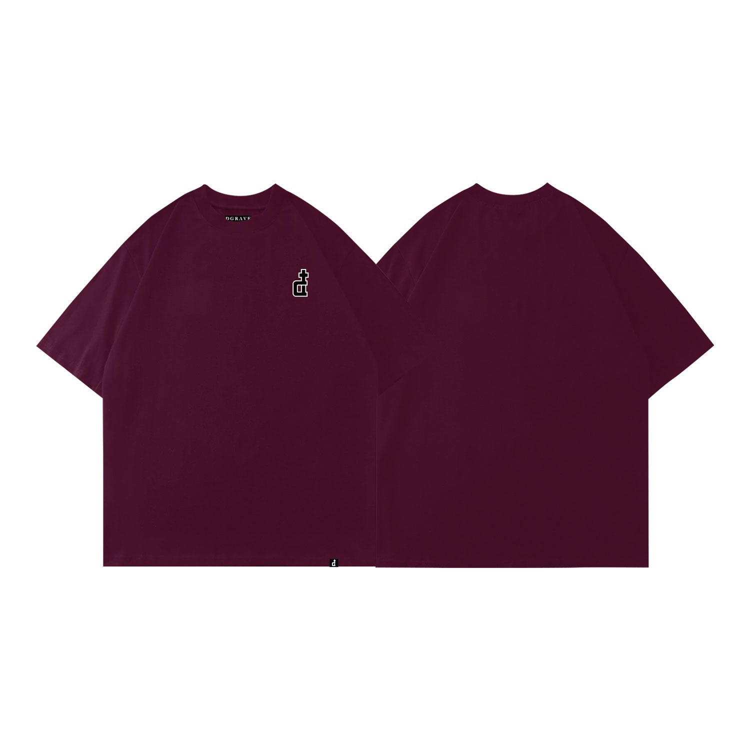 OG LOGO TEE MAHOGANY MAROON