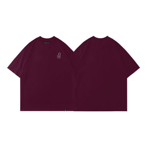 OG LOGO TEE MAHOGANY MAROON