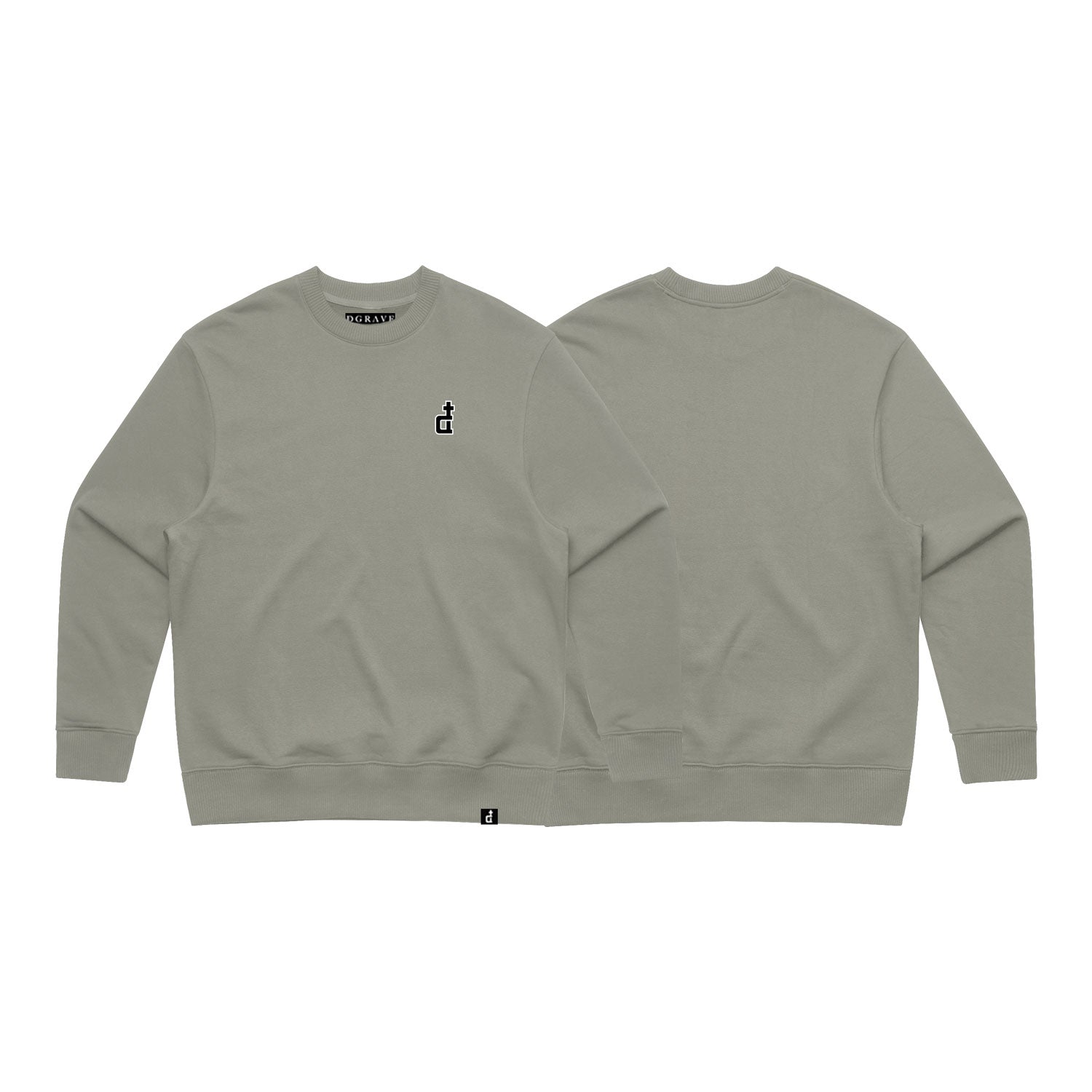 OG LOGO OATMEAL CREWNECK