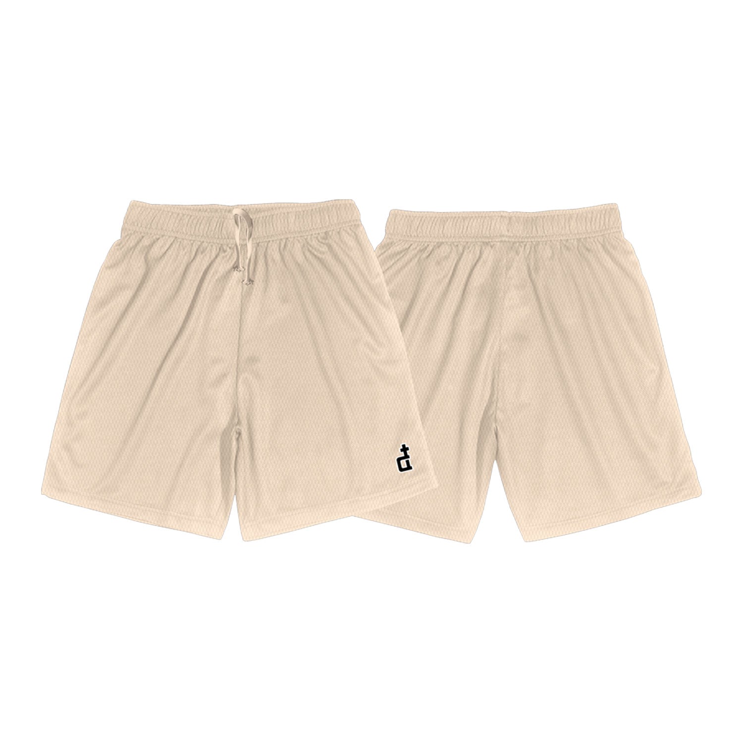 OG LOGO MESH SHORTS PARCHMENT WHITE