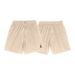 OG LOGO MESH SHORTS PARCHMENT WHITE
