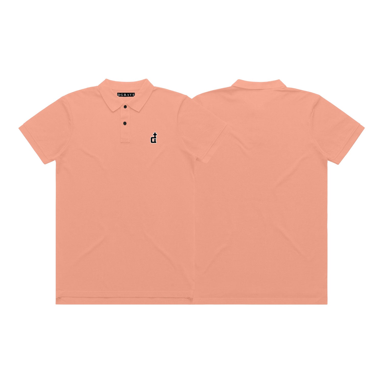 OG LOGO POLO SHIRT PEACH