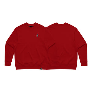 OG LOGO RED CREWNECK