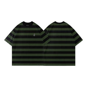 OG LOGO GREEN & BLACK STRIPES 25