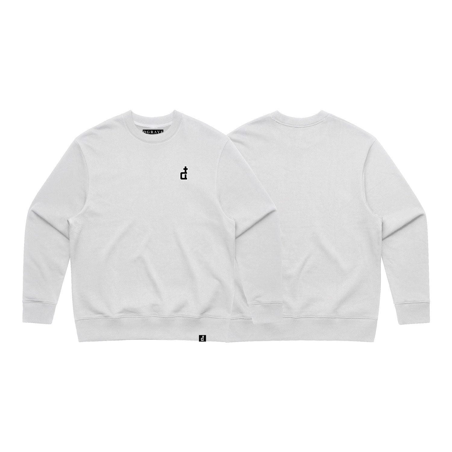 OG LOGO WHITE CREWNECK